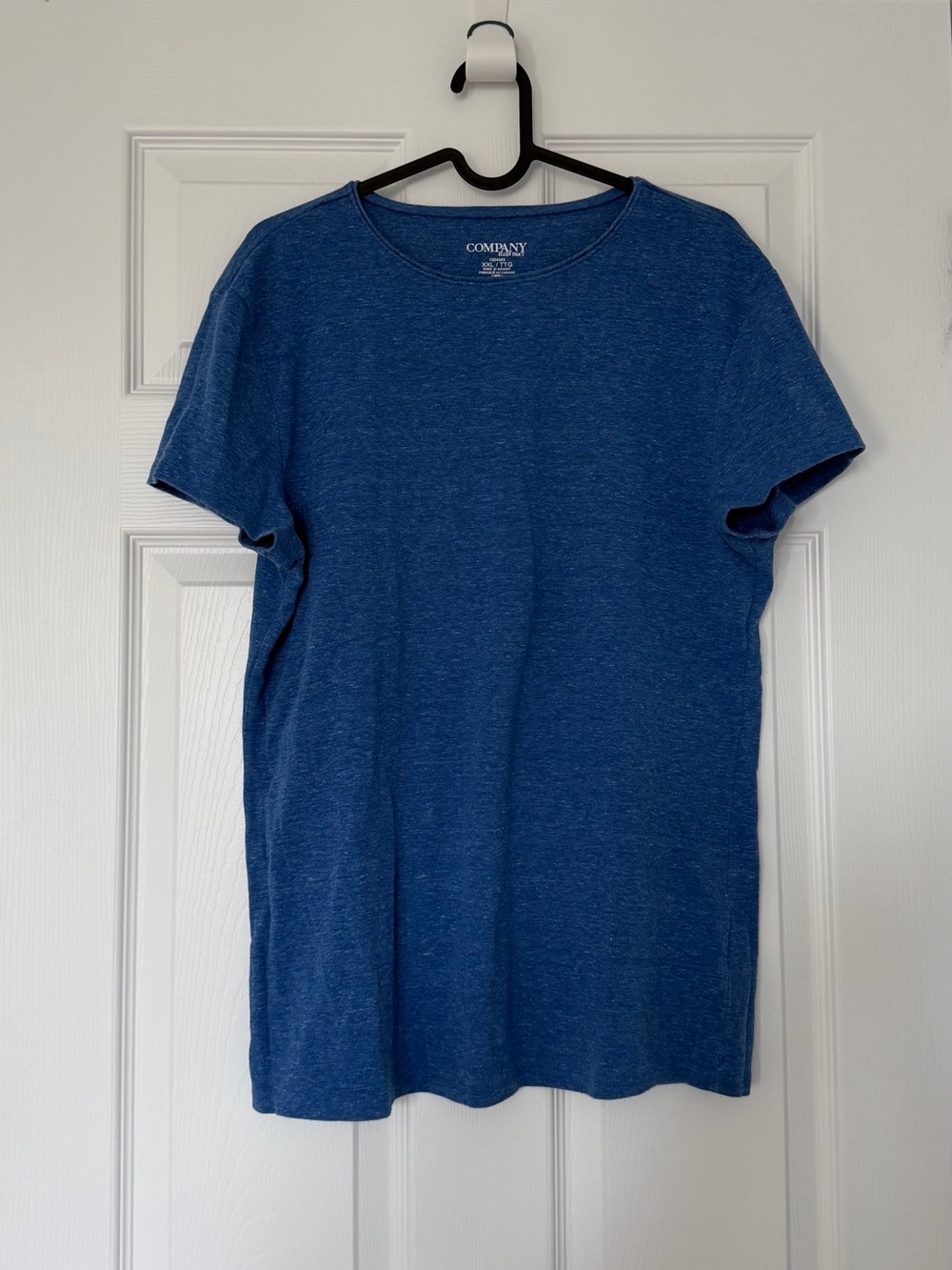Ellen Tracy Women’s Blue Crew Neck T-Shirt